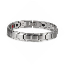 Load image into Gallery viewer, New Hot Men Magnetic Therapy Bracelet Classic Titanium Steel Anti-snoring Health Care DC88 Anti Snore Wrist Watch Sleep Snoring