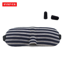 Load image into Gallery viewer, BYRIVER Sleeping Eye Mask, Travel Sleep Eye Shade Cover, 3D Memory Foam Nap Eye Patch Blindfolds Blinders, FREE Earplug